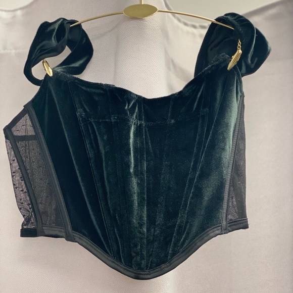 Victoria's Secret Other - Victoria's Secret Dark Green Corset
